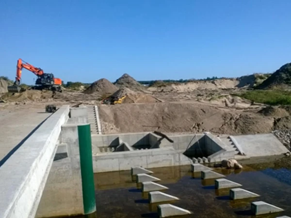 Budowa Jazu 3-przęsłowego w miejscowości Przechody