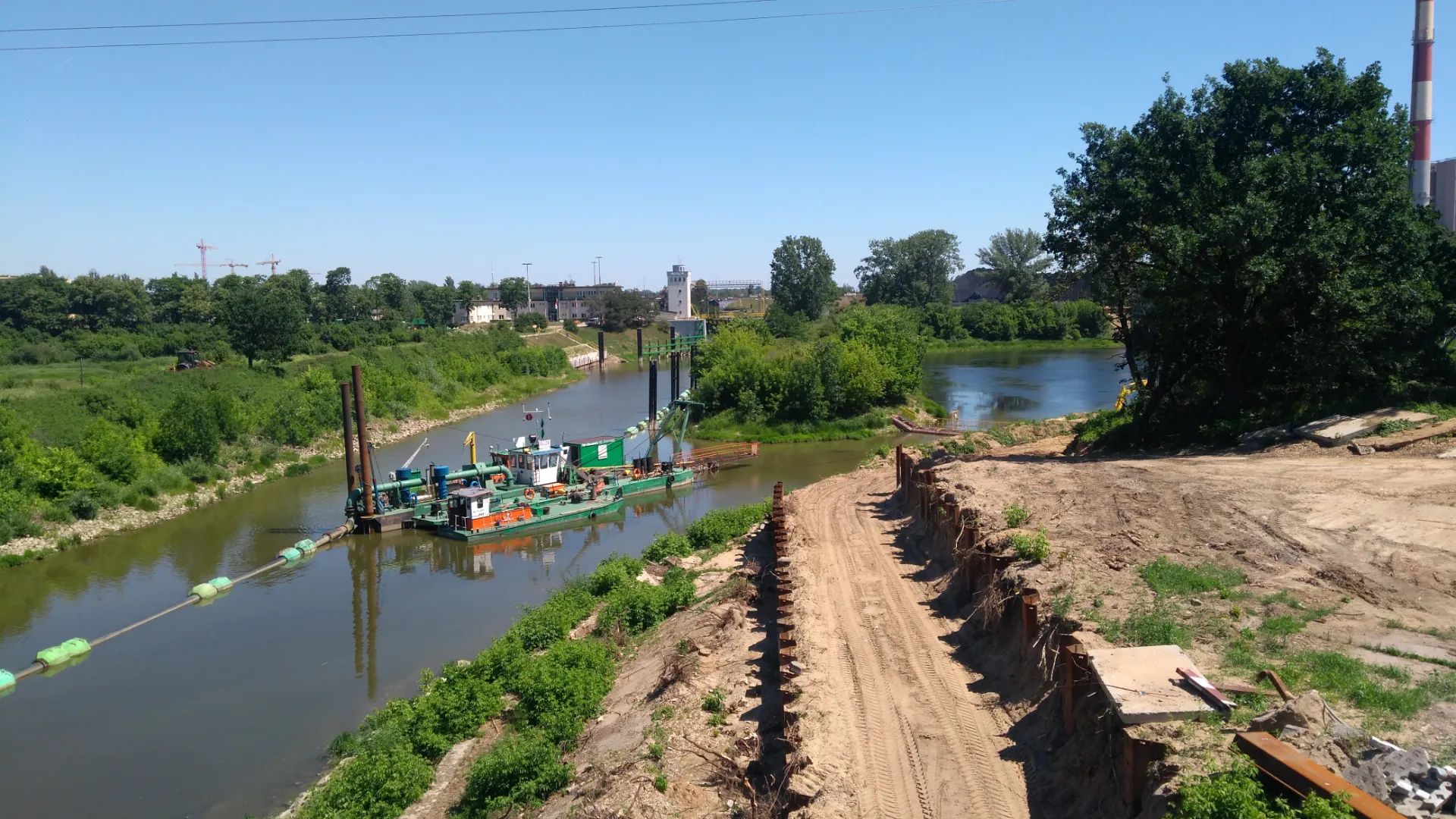 Wykonanie przebudowy układu wody chłodzącej Elektrociepłowni Żerań